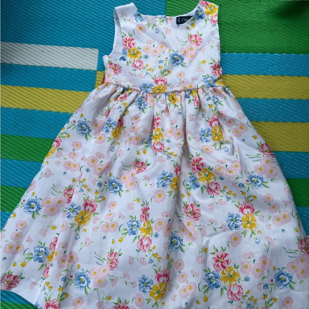 Chaos Floral Kids Dress